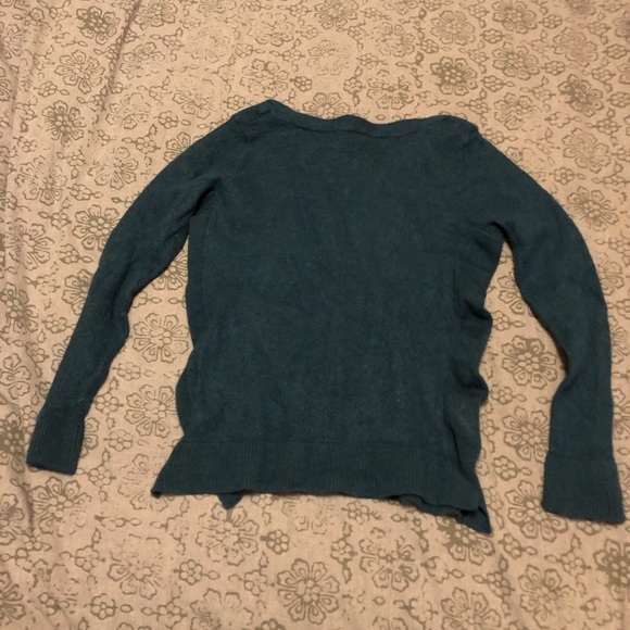 Jones and Co turquoise extra fine merino wool sweater. Fits size Xs - Picture 4 of 4